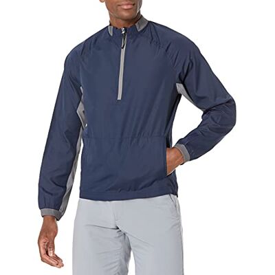 Charles River Apparel Bunker Windshirt Windbreaker jacka för män, Marinblå/grå, XL Charles River Apparel Bunker Windshirt Windbreaker jacka för män, Marinblå/grå, XL