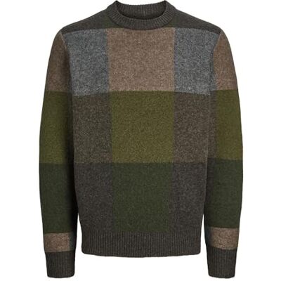 JACK & JONES JACK&JONES JPRBLUGINGHAM stickad crew neck, Djup, S JACK & JONES JACK&JONES JPRBLUGINGHAM stickad crew neck, Djup, S