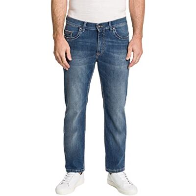 Pioneer Herrbyxor 5 fickor stretch denim jeans, blå använda buffies, 31 W/34 L, Blå använda buffies, 31W x 34L Pioneer Herrbyxor 5 fickor stretch denim jeans, blå använda buffies, 31 W/34 L, Blå använda buffies, 31W x 34L