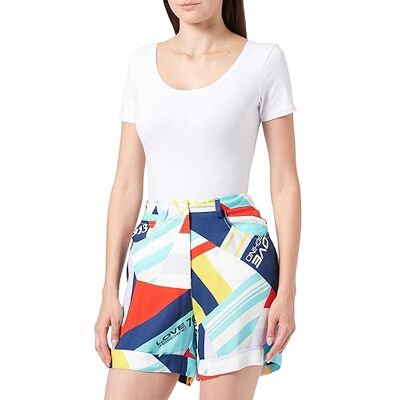 Love Moschino Kvinnors bermuda casual shorts, flerfärgade, 46, flerfärgad, 46 SE Love Moschino Kvinnors bermuda casual shorts, flerfärgade, 46, flerfärgad, 46 SE
