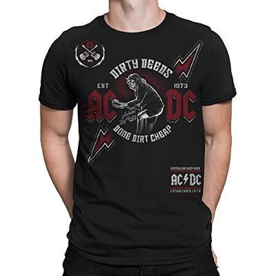 Liquid Blue Flytande blå Ac/Dc australisk hård rock smutsiga saker kortärmad t-shirt Liquid Blue Flytande blå Ac/Dc australisk hård rock smutsiga saker kortärmad t-shirt
