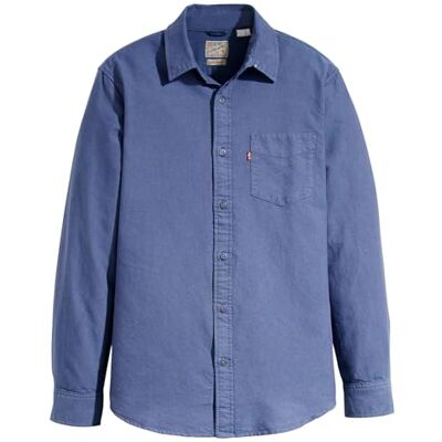 Levi's Kortärmad klassisk ficka T-shirt för män, polson costal fjord, S Levi's Kortärmad klassisk ficka T-shirt för män, polson costal fjord, S
