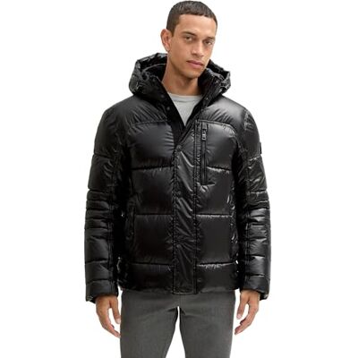 TOM TAILOR Herr 1044772 jacka, 36459-Shiny svart, XXL, 36459 Glänsande svart, XXL TOM TAILOR Herr 1044772 jacka, 36459-Shiny svart, XXL, 36459 Glänsande svart, XXL