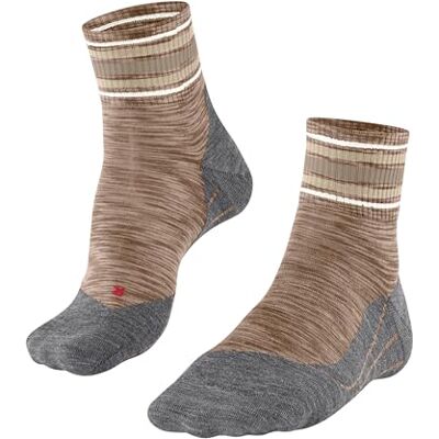 FALKE herr Vandringsstrumpor TK5 Wander Short M Sso ull funktionsmaterial tunn antiblåsning 1 par, Beige Melange 4043, 46-48 FALKE herr Vandringsstrumpor TK5 Wander Short M Sso ull funktionsmaterial tunn antiblåsning 1 par, Beige Melange 4043, 46-48
