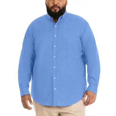 Van Heusen Skjorta med lång ärm, rynkfri poplin, 3XL (stor) Van Heusen Skjorta med lång ärm, rynkfri poplin, 3XL (stor)