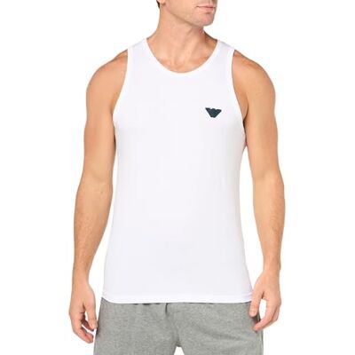 Giorgio Armani glänsande logotypband linne vit, Vitt, XL Giorgio Armani glänsande logotypband linne vit, Vitt, XL