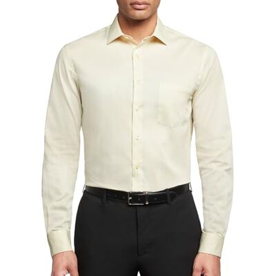 Van Heusen Herrklänning, skjorta, normal passform, flex, krage, stretch, solid smokingskjorta, Duk, M(Nacke 39.3 cm/Ärmar 89 cm) Van Heusen Herrklänning, skjorta, normal passform, flex, krage, stretch, solid smokingskjorta, Duk, M(Nacke 39.3 cm/Ärmar 89 cm)