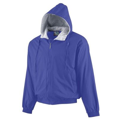 Augusta Sportswear Augusta sportkläder taftjacka med huva/fleecefodrad, Lila, 3XL Augusta Sportswear Augusta sportkläder taftjacka med huva/fleecefodrad, Lila, 3XL