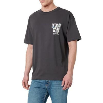 KEY LARGO KEYLARGO Herr T-shirt MT KLWRITE rund lös, Asfalt Grey (111), L KEY LARGO KEYLARGO Herr T-shirt MT KLWRITE rund lös, Asfalt Grey (111), L