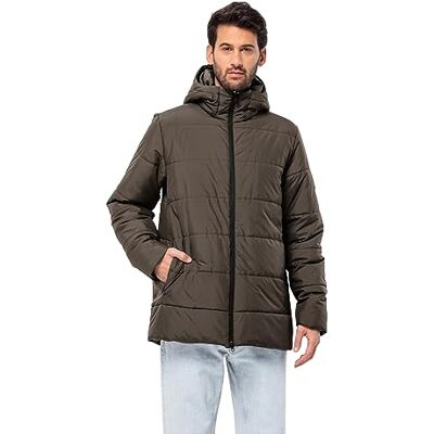 Jack Wolfskin Deutzer lång jacka, kallt kaffe, L herr, Kallt kaffe, L Jack Wolfskin Deutzer lång jacka, kallt kaffe, L herr, Kallt kaffe, L