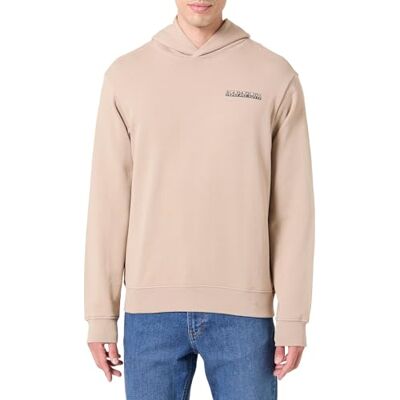 Napapijri Baley Hoodie Beige, Brun, XXL Napapijri Baley Hoodie Beige, Brun, XXL