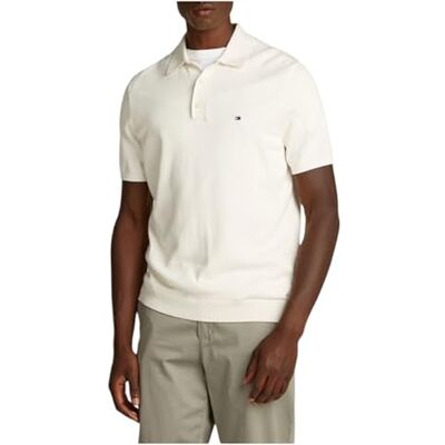 Tommy Hilfiger herr ESSENTIAL BOMULL STICKAD POLO MW0MW37396 S/S Polo, gul, XS, Gul (elfenbenskronblad), XS Tommy Hilfiger herr ESSENTIAL BOMULL STICKAD POLO MW0MW37396 S/S Polo, gul, XS, Gul (elfenbenskronblad), XS