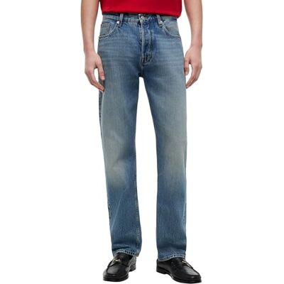 Tommy Hilfiger män normal rak dover-slips blå MW0MW42806 rak, Denim, 36W/29L, Denim (Tye Blå), 36W x 29L Tommy Hilfiger män normal rak dover-slips blå MW0MW42806 rak, Denim, 36W/29L, Denim (Tye Blå), 36W x 29L