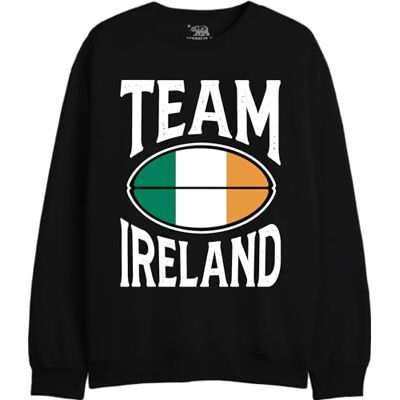 REPUBLIC OF CALIFORNIA "Team Ireland" UXREPCZSW050 sweatshirt herr, svart, storlek L, svart, L REPUBLIC OF CALIFORNIA "Team Ireland" UXREPCZSW050 sweatshirt herr, svart, storlek L, svart, L