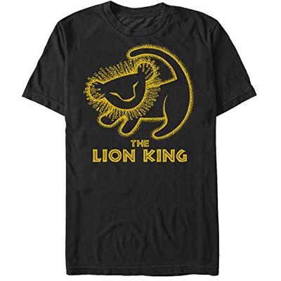 Disney herr lejon kung målad baby simba affisch grafisk t-shirt skjorta Disney herr lejon kung målad baby simba affisch grafisk t-shirt skjorta