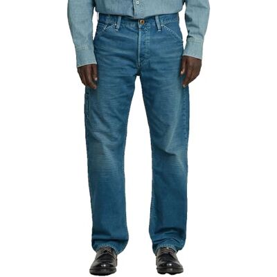 G-STAR RAW Dakota Logger regular rak, Blå (Faded Indigo Gd D26310-d491-g925), 36W x 34L G-STAR RAW Dakota Logger regular rak, Blå (Faded Indigo Gd D26310-d491-g925), 36W x 34L