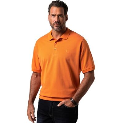 JP 1880 Herrkläder stor och lång plus storlek L-8XL Belly Fit bomull piké pikétröja 712617, Orange, 3XL JP 1880 Herrkläder stor och lång plus storlek L-8XL Belly Fit bomull piké pikétröja 712617, Orange, 3XL