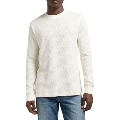 Lee LS Waffle Tee, ecru, L Lee LS Waffle Tee, ecru, L