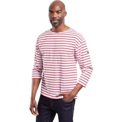 Armor-lux mäns Beg Meil T-shirt, Flerfärgad (Blanc/Braise 320), XS Armor-lux mäns Beg Meil T-shirt, Flerfärgad (Blanc/Braise 320), XS