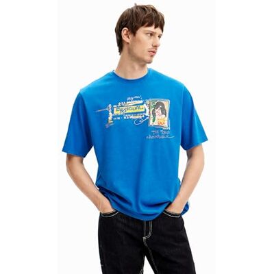 Desigual Man Mall 1 C, 5063 Azul Electric, M, blå, M Desigual Man Mall 1 C, 5063 Azul Electric, M, blå, M
