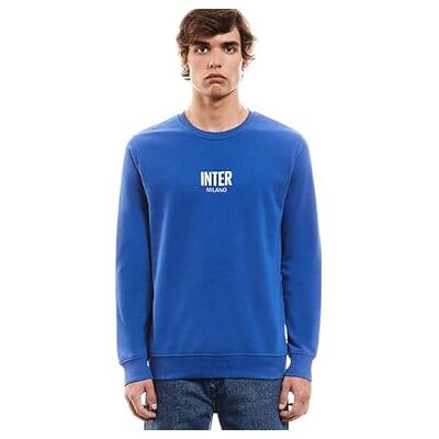 Inter supernal studios Unisex sweatshirt med rund hals, kungsblå, L, Kungsblå, L Inter supernal studios Unisex sweatshirt med rund hals, kungsblå, L, Kungsblå, L
