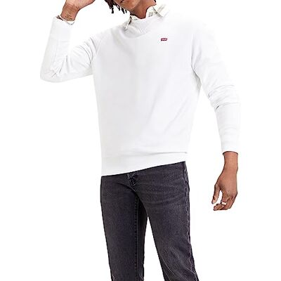 Levi's herr Sweatshirt New Original Crew, White, S Levi's herr Sweatshirt New Original Crew, White, S