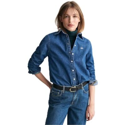 GANT REG Denim skjorta, indigo, 34 GANT REG Denim skjorta, indigo, 34