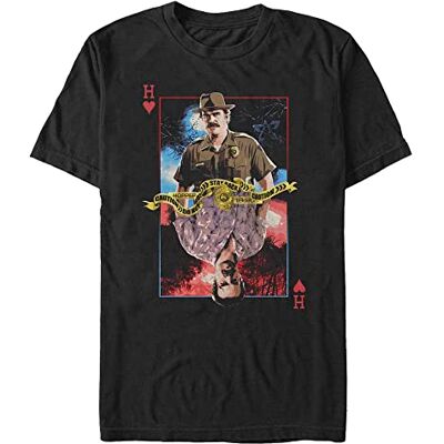 Stranger Things Herr Hopper Card Kortärmad T-shirt, svart, XXL, svart, XXL Stranger Things Herr Hopper Card Kortärmad T-shirt, svart, XXL, svart, XXL