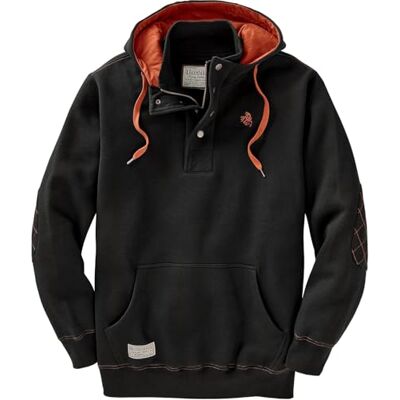 Legendary Whitetails herr Tough as Buck 1/4 Zip Action huvtröja med huva Legendary Whitetails herr Tough as Buck 1/4 Zip Action huvtröja med huva