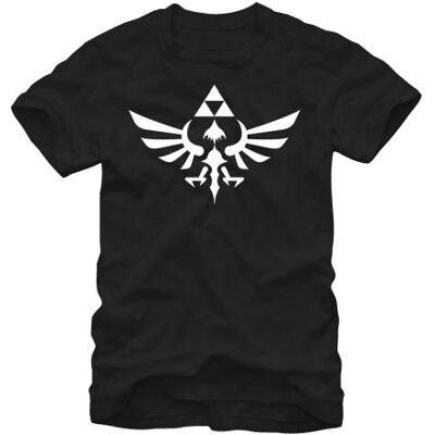 Nintendo Triumphant Triforce T-shirt för män, Svart, L Nintendo Triumphant Triforce T-shirt för män, Svart, L