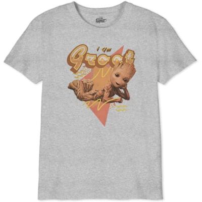 Marvel T-shirt för pojkar, Melange grå, 8 �r Marvel T-shirt för pojkar, Melange grå, 8 �r