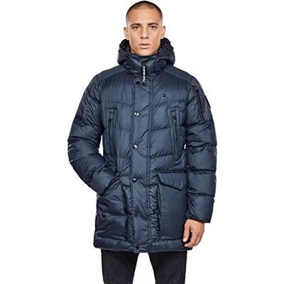 G-STAR RAW Whistler parkas med huva för män, Blå (Legion Blue D14412-b958-862), S G-STAR RAW Whistler parkas med huva för män, Blå (Legion Blue D14412-b958-862), S