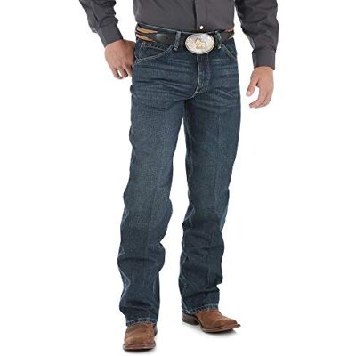 Wrangler Herr 20 x 01 tävling avslappnad passform jeans, Djupblå, 38W x 32L Wrangler Herr 20 x 01 tävling avslappnad passform jeans, Djupblå, 38W x 32L