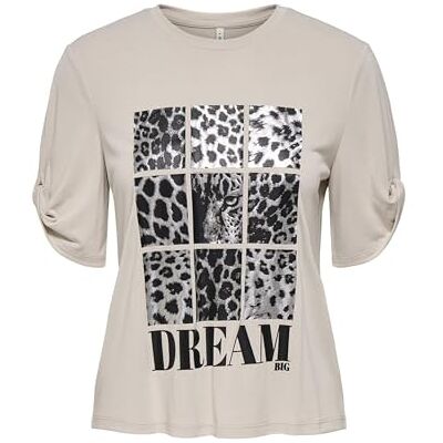 ONLY Onlfree Life S/S Create Top Box JRS, Pimpsten, M ONLY Onlfree Life S/S Create Top Box JRS, Pimpsten, M