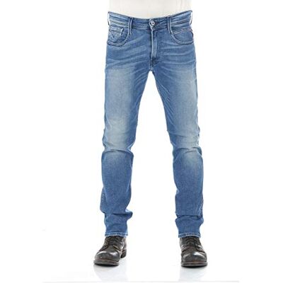 Replay herr Jeans Anbass, Blå denim, 31 Replay herr Jeans Anbass, Blå denim, 31