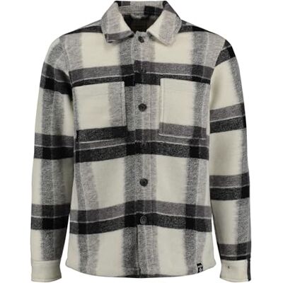 KEY LARGO herrskjorta MSH KLTRIEST 1/1 kontroller, Offwhite-black (2089), L KEY LARGO herrskjorta MSH KLTRIEST 1/1 kontroller, Offwhite-black (2089), L