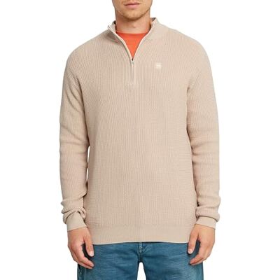 G-STAR RAW Serrated skipper stickad tröja för män, Rosa (linne Gd D25959-d630-h033), M G-STAR RAW Serrated skipper stickad tröja för män, Rosa (linne Gd D25959-d630-h033), M