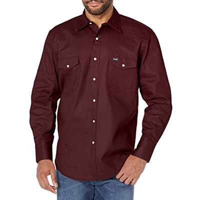 Wrangler Herren Ms70119 Button down-skjortor, Röd oxid, XXL Wrangler Herren Ms70119 Button down-skjortor, Röd oxid, XXL