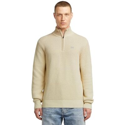 G-STAR herr honung kam struktur skeppare stickad pullover tröja, vit (Dk Talc D27107-d631-a488), L, Vit (Dk Talc D27107-d631-a488), L G-STAR herr honung kam struktur skeppare stickad pullover tröja, vit (Dk Talc D27107-d631-a488), L, Vit (Dk Talc D27107-d631-a488), L