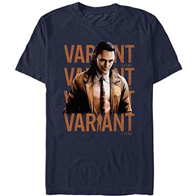 Marvel Unisex Loki Variant Poster Organic Kortärmad T-shirt, marinblå, XXL Marvel Unisex Loki Variant Poster Organic Kortärmad T-shirt, marinblå, XXL
