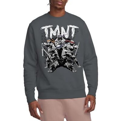 Mutant Tmnt Tmnt Team Crew Sweatshirt, Träkol, Stor, Träkol, L Mutant Tmnt Tmnt Team Crew Sweatshirt, Träkol, Stor, Träkol, L