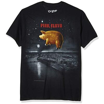 Liquid Blue Flytande blå t-shirt för män Liquid Blue Flytande blå t-shirt för män