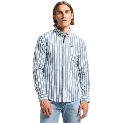 Lee Herr Button Down Shirt, orion stripe, S Lee Herr Button Down Shirt, orion stripe, S