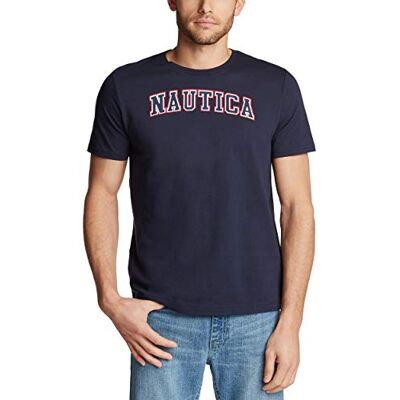 Nautica T-shirt för män, Marinblått Xsp, L Nautica T-shirt för män, Marinblått Xsp, L