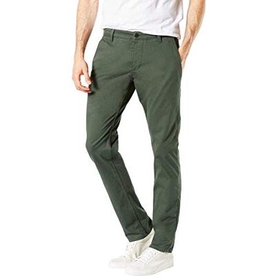Dockers Smart Supreme Flex Alpha Skinny-Wonderknit byxor för män, Djup, 28W / 30L Dockers Smart Supreme Flex Alpha Skinny-Wonderknit byxor för män, Djup, 28W / 30L