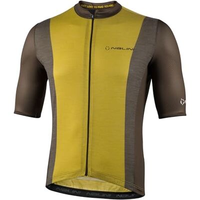 Nalini New Wool SS J T-Shirt Herr, Survivor 70168/Grön 613, S Nalini New Wool SS J T-Shirt Herr, Survivor 70168/Grön 613, S