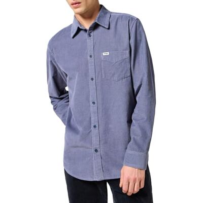 Wrangler herr 1 x manchesterskjorta, Grisaille, XXL, Grisaille, XXL Wrangler herr 1 x manchesterskjorta, Grisaille, XXL, Grisaille, XXL
