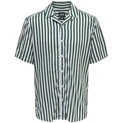 Only & Sons Onswayne Life Ss viskos skjorta Noos, Mörkgrön, 3XL Only & Sons Onswayne Life Ss viskos skjorta Noos, Mörkgrön, 3XL