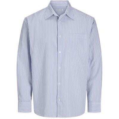 JACK & JONES Jjcody Poplin Shirt Ls Sn, Vit, S JACK & JONES Jjcody Poplin Shirt Ls Sn, Vit, S
