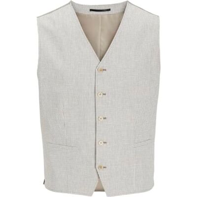 JACK & JONES JACK&JONES herr JPRRIVIERA linne väst kostymväst, Timber Wolf/Checks: Slim FIT, 52, Timber Wolf/Checks: slim fit, 52 JACK & JONES JACK&JONES herr JPRRIVIERA linne väst kostymväst, Timber Wolf/Checks: Slim FIT, 52, Timber Wolf/Checks: slim fit, 52